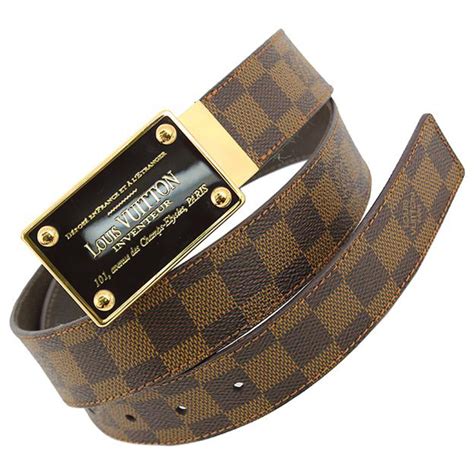 lv belt black men|louis vuitton brown belt men.